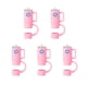 thumbnail image 1 of 5 piezas Tapas de pajitas Protectores de pajitas Se adapta a pajitas de 10 mm Decoración Lindo Duradero a prueba de fugas Fácil de limpiar Tapón de pa Rosa, 1 of 5