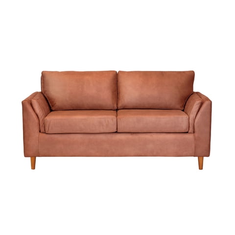 Latam Home - Sofa Milan 2C Con Resortes Pocket Cuero Kentucky Tabaco