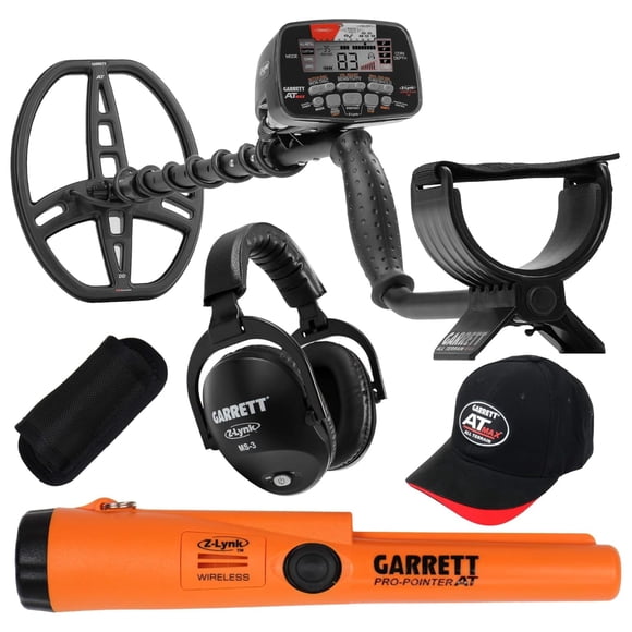 Detector de metales Garrett AT MAX 13,6 kHz inalámbrico e impermeable