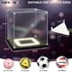 thumbnail image 4 of Exhibidor de Balón de Fútbol NONEMEY 25 cm con Acrílico UV y Luz LED, 4 of 5