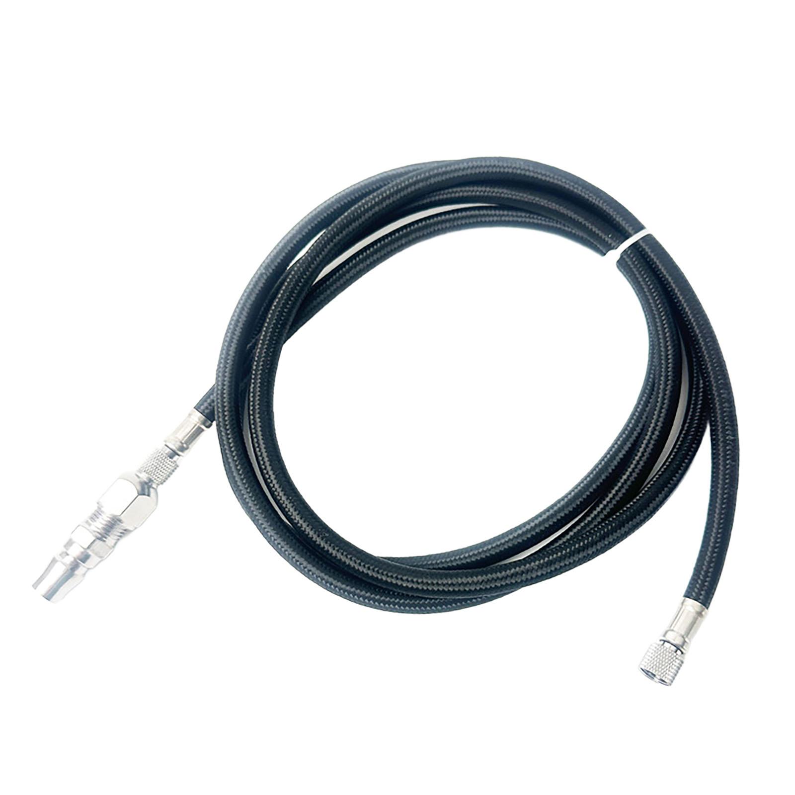 Bothyi - Manguera Trenzada Para Aerógrafo, Compresor, Herramienta, Compresores De Aire, Accesorios, Tubo De 180Cm, Negro