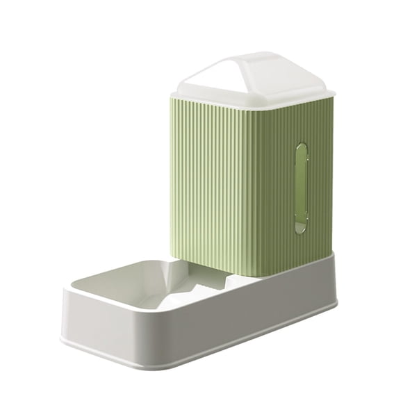 Alimentador Automático Para Mascotas, Dispensador De Alimentos Secos, Cuencos Para Perros, Suministros De Alimentación Para Cachorros, Verde