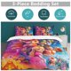 thumbnail image 5 of Super Mario 3-Piece Comforter Set for Bedroom Super Mario Bedding Set for Kids Adults Soft Microfiber Duvet Cover Set with Zipper Closure, 5 of 5