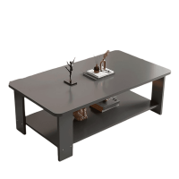 Klik Muebles - Mesa De Centro Gris 100X50 - Diseño Moderno En Mdf