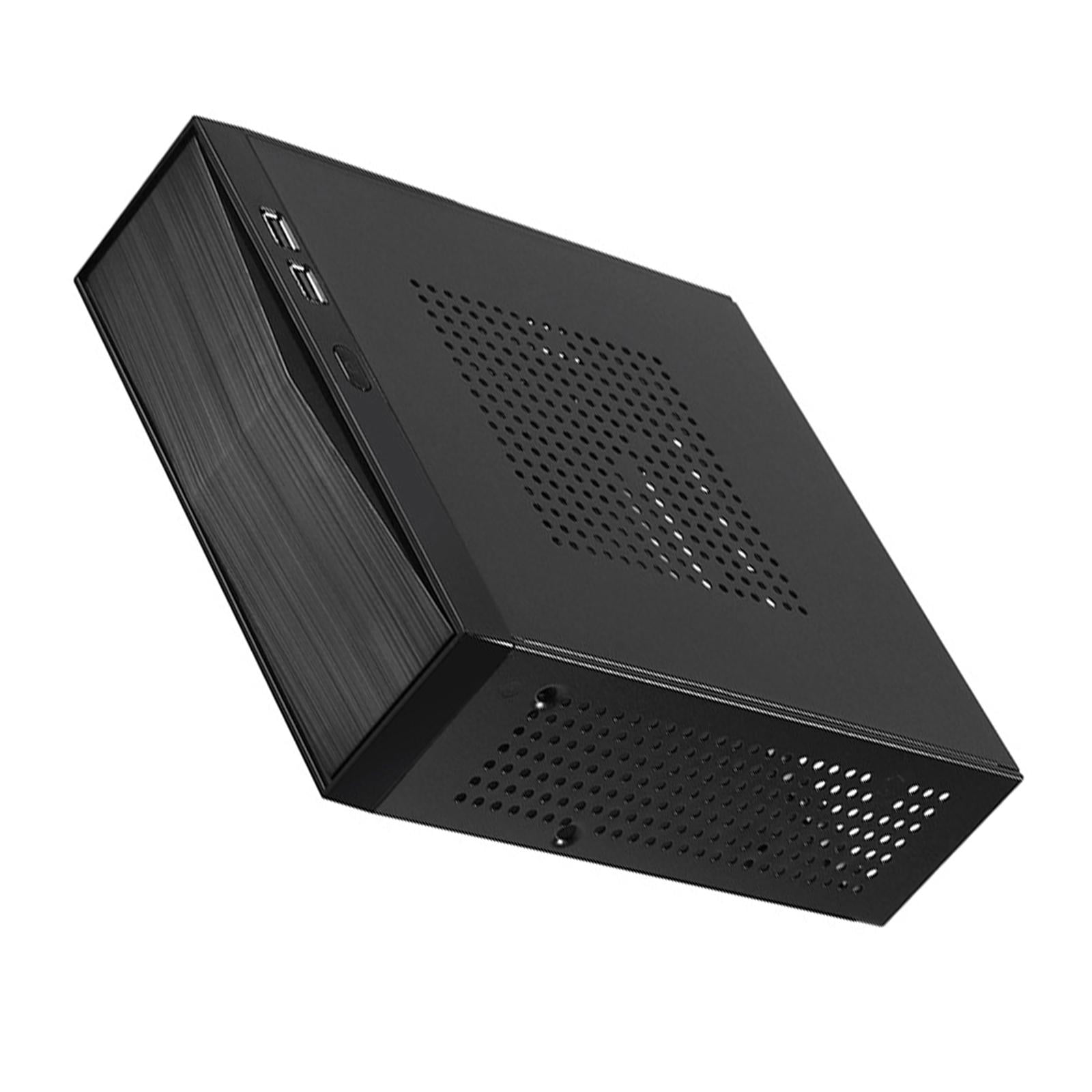 Magideal - Caja De La Computadora De La Fuente De Alimentación Del Juego Del Chasis Del Anfitrión Horizontal De La Caja De Mini Itx Para La Oficina M05