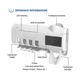 thumbnail image 2 of Dispensador Pasta Dental Porta Cepillo Esterilizante Uv, 2 of 4