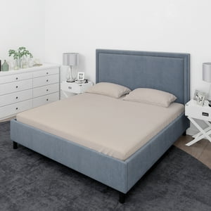 Juego De Sábanas Nautica 4 Piezas Microfibra King Café