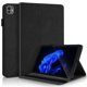 thumbnail image 1 of Funda con relieve del Árbol de la Vida para tablet Samsung Galaxy Tab A8 X200 con soporte, ranuras para tarjetas y soporte para lápiz óptico. Negro, 1 of 6