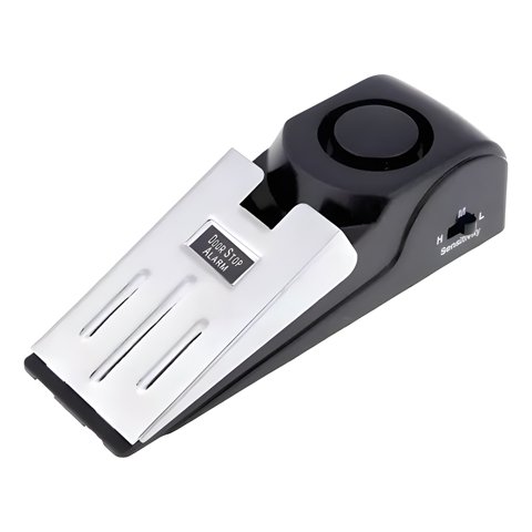 Genérico - Alarma Sensor Tope De Puerta Negro