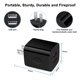thumbnail image 3 of Adaptador USB FiveBox 2.1A de doble puerto 110 V/220 V, 3 of 7