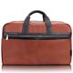 thumbnail image 1 of Bolsa de viaje Duffel McKlein WELLINGTON de cuero de ternera con textura pebble, 21" de dos tonos, 1 of 9