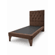 thumbnail image 4 of Cama Plaza y Media Café Oscuro Capitoné  + Colchon Mery Desing, 4 of 9