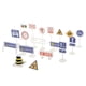 thumbnail image 3 of 18pcs bloque calle tráfico signo playset juguete tráfico conocimiento conocimiento educativo #d, 3 of 5