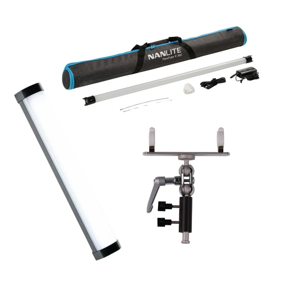 Tubo de luz LED Nanlite PavoTube II 30C, 4 pies RGB con PavoTube II 6C