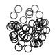 thumbnail image 3 of 100 Uds. Sujetador De Metal, Correa De Lencería, Clip De Costura, Gancho O Anillos Deslizantes, Negro, 12mm, 3 of 3