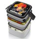 thumbnail image 4 of Mars Express Fiambrera de Doble Capa, Contenedor de Almuerzo Portátil Apilable, Almacenamiento de Alimentos Hermético a Prueba de Fugas, 1000ml, 4 of 6
