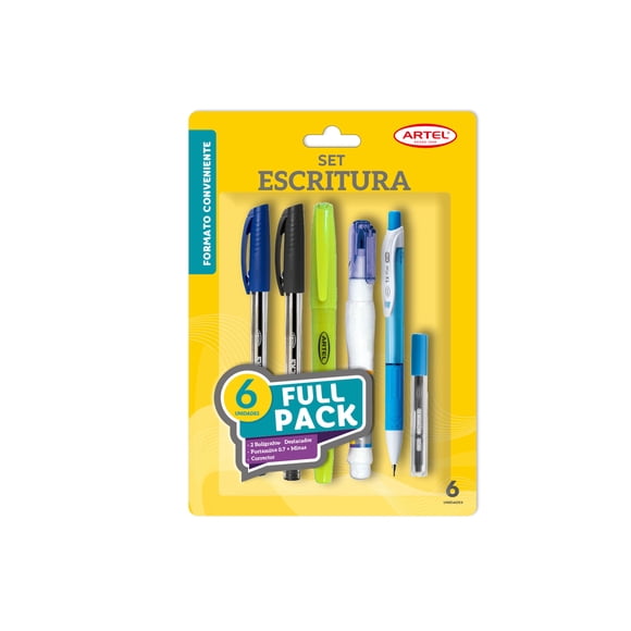 Set boligrafo 2fx +des+correct+portaminas
