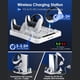 thumbnail image 3 of Estación de Carga para PS5/PSVR2 con Ventilador de Refrigeración y Organizador de Accesorios, Cargador de Controladores de Juego, Base de Carga, Soporte para Accesorios y Soporte para Auriculares, 3 of 7