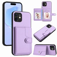 Foxdock Funda Para Iphone 12 Con Bloqueo Rfid - Diseño Elegante Con Cierre De Botón