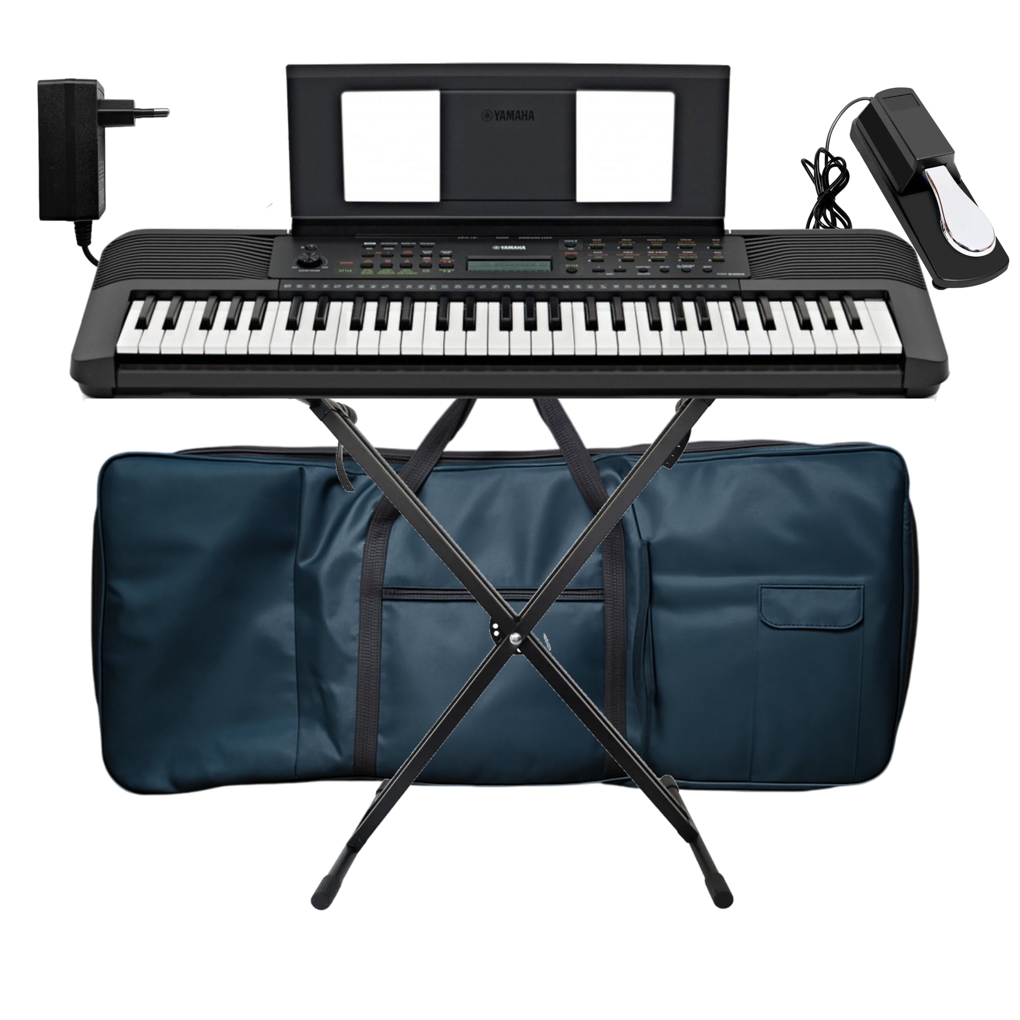 Pack Teclado Yamaha Psr-e283 61 Teclas Más Accesorios