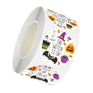 Bothyi - Pegatinas De Papel Para Álbum De Recortes, Pegatinas De Halloween, Calcomanías Para Hornear Galletas Y Cupcakes