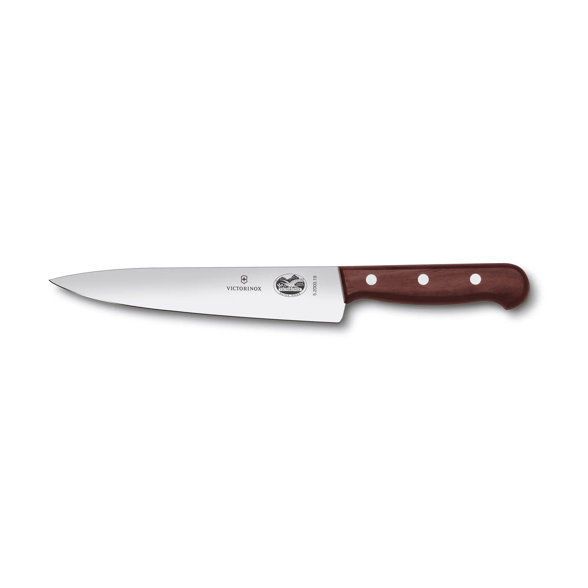 Cuchillo Cocina Rosewood Color Café. Hoja 19 Cm. Victorinox