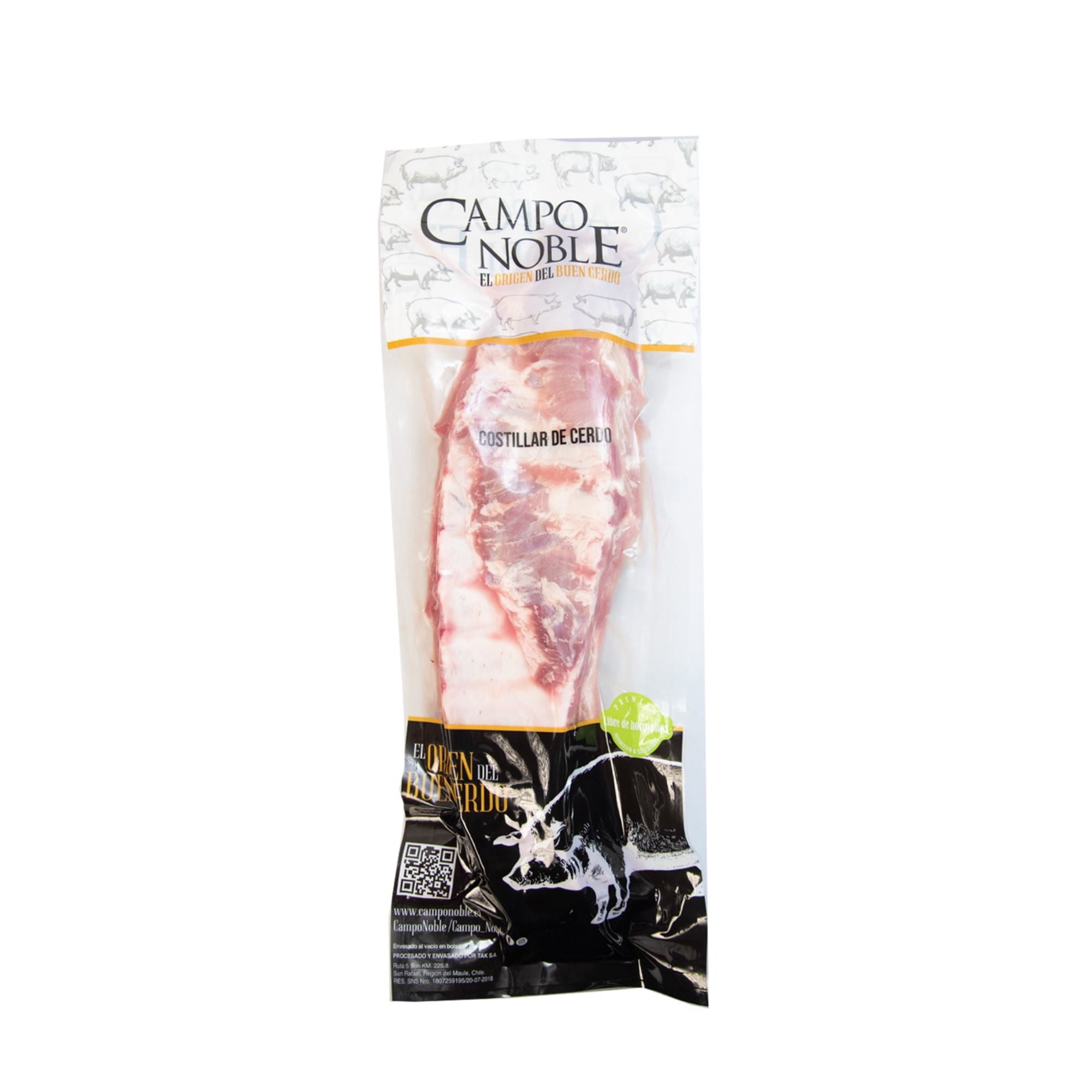Costillar De Cerdo Tradicional Al Vacío 1,7 Kg Campo Noble