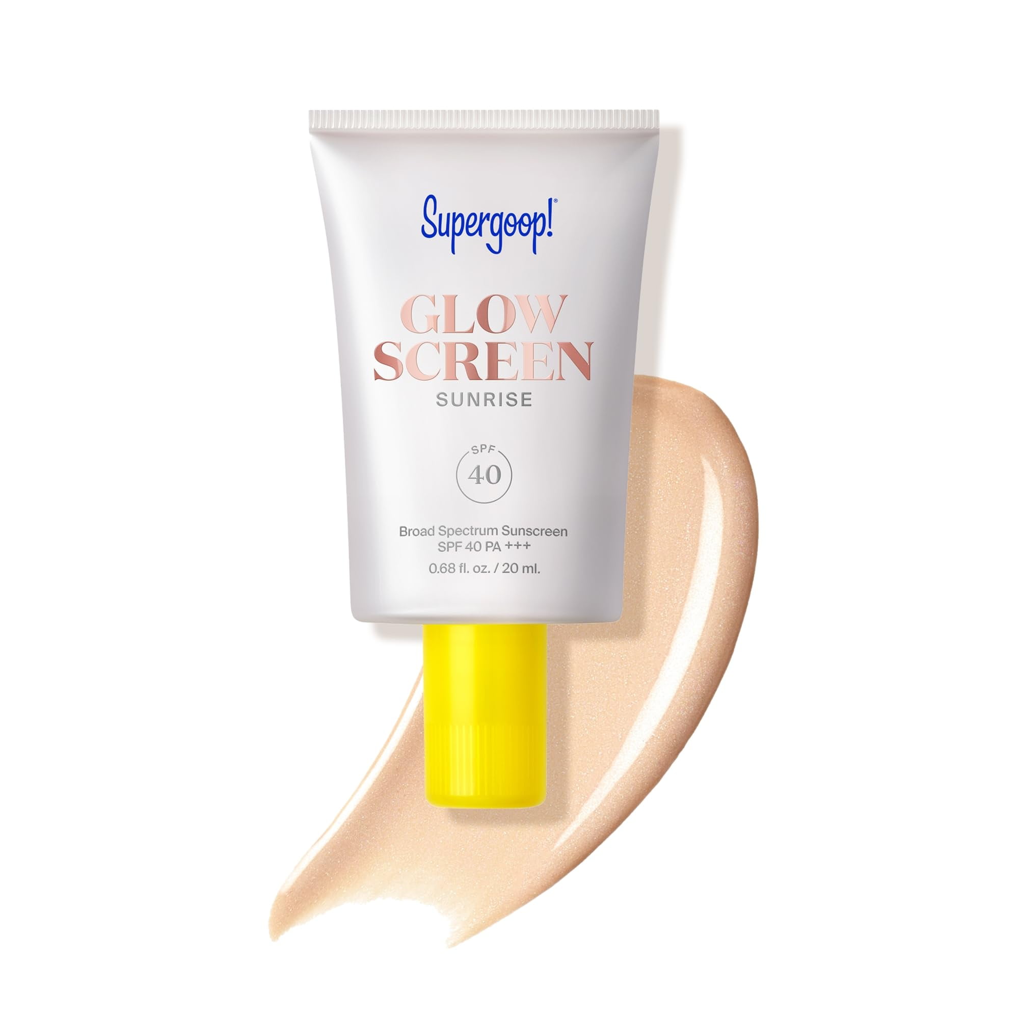 Protector Solar Supergoop! Glowscreen Spf 40, 20 Ml, Hidratación Con Color