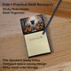 thumbnail image 2 of Dispensador recargable con soporte para notas adhesivas Fawn Pug Halloween, 2 of 7