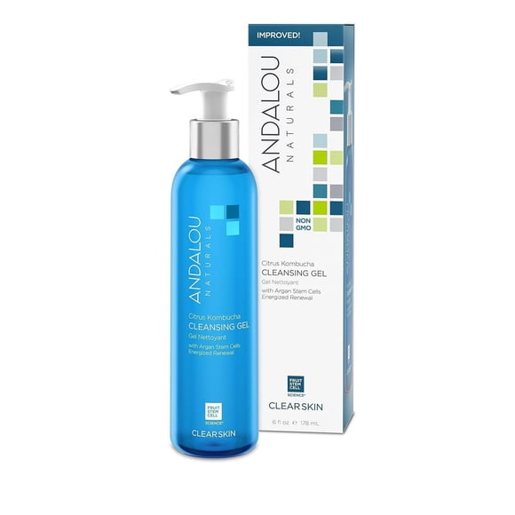 Gel Limpiador Andalou Naturals Citrus Kombucha 180ml