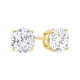 thumbnail image 1 of Aros Paris Jewelry 14K Yellow Gold 0.5 Ct Created White Diamond Round Stud, 1 of 3