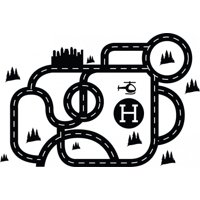 Rienda Libre Graphics - Decomural Road Map Boys Nursery Ws-51301