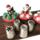 thumbnail image 1 of Set Of 4 Christmas Decorating Tips Stainless Steel Spout Cupcake Baking Tools, 1 of 4