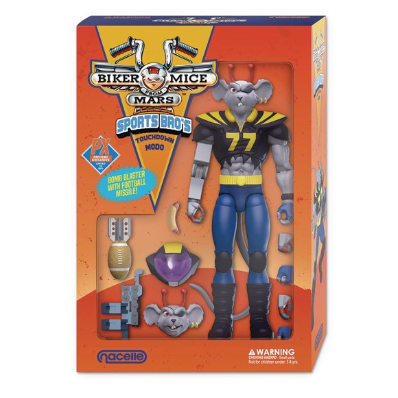 Figura de acción Nacelle Biker Mice de Mars Modo Sports Bro's