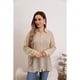 thumbnail image 2 of Blusa Mujer Tipo Lino Algodón Manga Larga Premium Liviana Botones 8056, 2 of 4