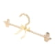 thumbnail image 1 of Perla Bowknot Ropa Pantalones Percha Percha De Armario Para Novia Abrigo Camisa Fiesta Clips Beige Percha, 1 of 5