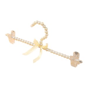 Bothyi - Perla Bowknot Ropa Pantalones Percha Percha De Armario Para Novia Abrigo Camisa Fiesta Clips Beige Percha