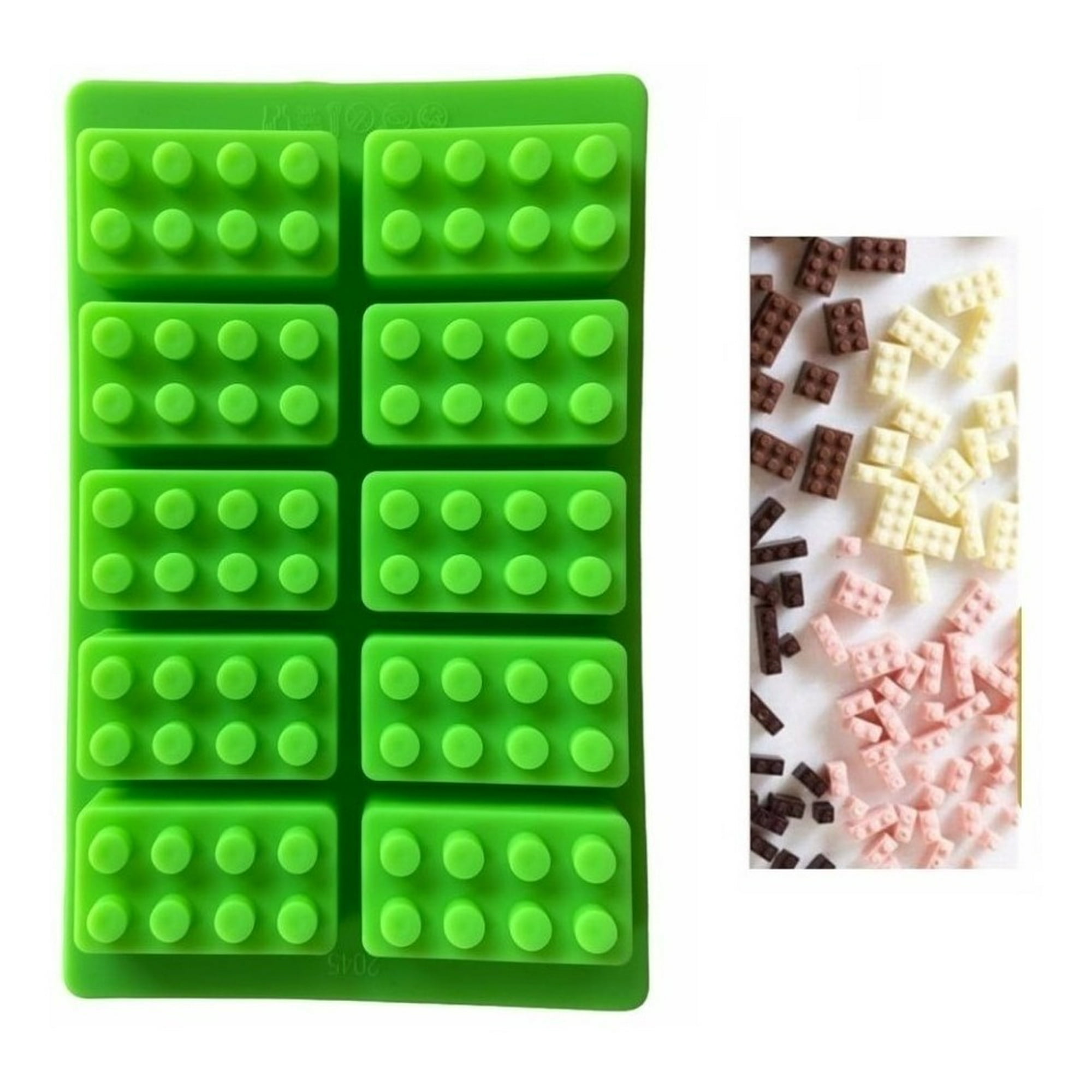 Genérico - Molde De Silicona Molde Fondant Molde Reposteria Molde Bloques