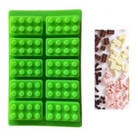 Genérico - Molde De Silicona Molde Fondant Molde Reposteria Molde Bloques