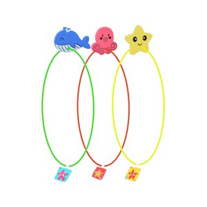 Magideal - Aros De Natación Boyas Juguetes De Buceo Entrenamiento De Buceo Natación A Través De Anillos Natación A Través De 3 Piezas