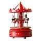 thumbnail image 4 of Caja Musical De Madera Para Manualidades Navideñas, Decoración Giratoria Para Decoración Navideña, Color Rojo, 4 of 5