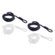 thumbnail image 5 of 4 Piezas De Líneas De Defensa De Barco 1/4 '' X 5 'parachoques Látigos Cuerda De Acoplamiento Azul Oscuro + Blanco, 5 of 5