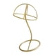 thumbnail image 2 of 12 '' Metal Pelucas Soporte Soporte Tapas Percha Sombreros Soporte De Exhibición Estante Dorado, 2 of 5