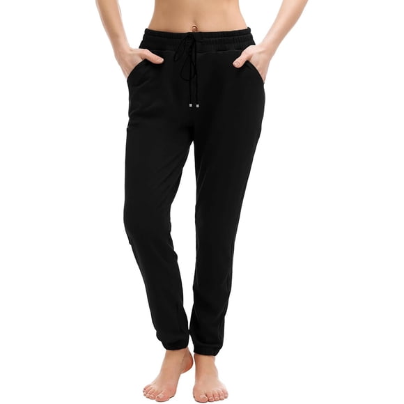 Walifrey Joggers with Pockets, Drawstring Sweatpants Women
