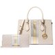 thumbnail image 1 of Cartera Michael Kors Womens Sheila Medium Signature con Billetera Metallic Pale Gold, 1 of 2
