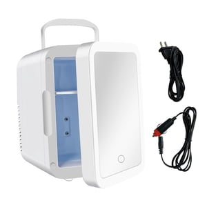 Bothyi - Refrigerador Portátil, Refrigerador Pequeño De 110V / 12V Cc Para Maquillaje De Oficina Y Dormitorio