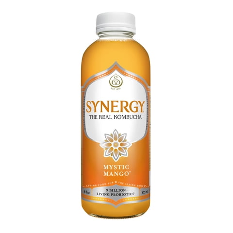 Gt'S Organic Kombucha - Botella De 473 Ml Organic Synergy Mystic Mango De Kombucha Gt