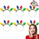 thumbnail image 1 of Diadema navideña JOYIN con bombilla LED parpadeante, 6 unidades, 1 of 8