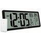 thumbnail image 1 of Reloj atómico digital de pared Geevon de 14,5 pulgadas con alarma, 1 of 7