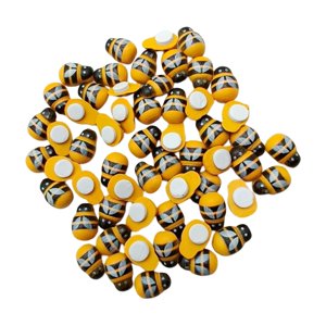 Bothyi - 100 Pegatinas De Abejas Para Manualidades, Suministros Para Manualidades, Adornos De Reverso Plano Para Bricolaje